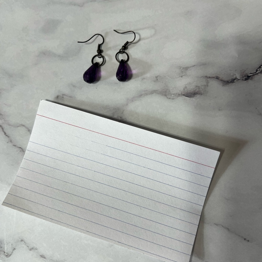 Deep Purple Earrings